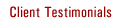 Client Testimonials